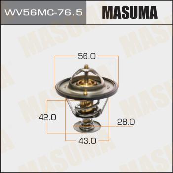 MASUMA WV56MC-76.5 - Термостат, охолоджуюча рідина autocars.com.ua