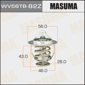 MASUMA WV56TB82Z - Термостат, охолоджуюча рідина autocars.com.ua