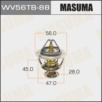 MASUMA WV56TB-88 - Термостат, охолоджуюча рідина autocars.com.ua