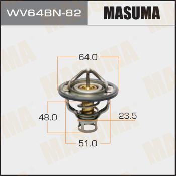 MASUMA WV64BN82 - Термостат, охлаждающая жидкость avtokuzovplus.com.ua