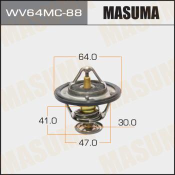 MASUMA WV64MC-88 - Термостат, охолоджуюча рідина autocars.com.ua