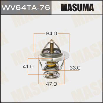 MASUMA WV64TA-76 - Термостат, охолоджуюча рідина autocars.com.ua