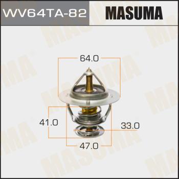 MASUMA WV64TA82 - Термостат, охолоджуюча рідина autocars.com.ua