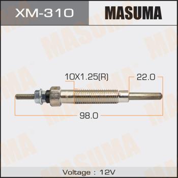 MASUMA XM310 - Свічка розжарювання autocars.com.ua