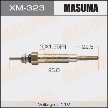 MASUMA XM-323 - Свеча накаливания avtokuzovplus.com.ua