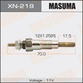 MASUMA XN-219 - Свеча накаливания avtokuzovplus.com.ua