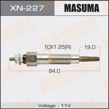 MASUMA XN-227 - Свеча накаливания avtokuzovplus.com.ua