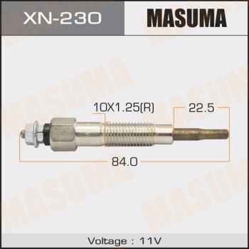 MASUMA XN-230 - Свічка розжарювання autocars.com.ua