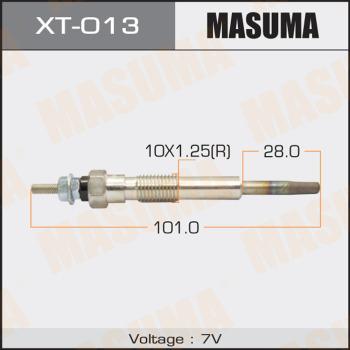 MASUMA XT-013 - Свічка розжарювання autocars.com.ua