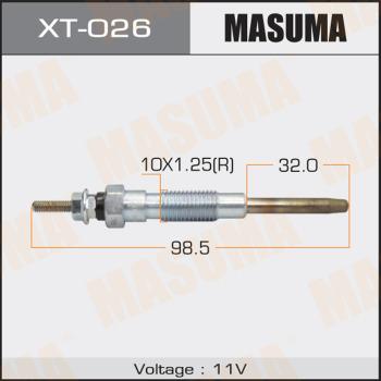 MASUMA XT026 - Свічка розжарювання autocars.com.ua