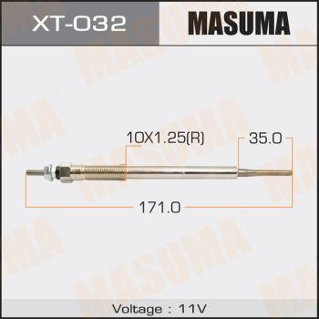 MASUMA XT032 - Свеча накаливания avtokuzovplus.com.ua