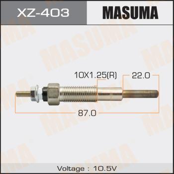 MASUMA XZ-403 - Свічка розжарювання autocars.com.ua