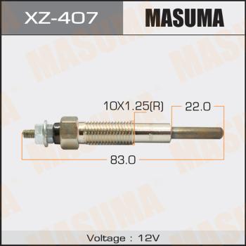 MASUMA XZ407 - Свеча накаливания avtokuzovplus.com.ua