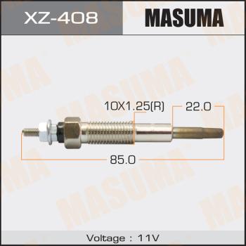 MASUMA XZ408 - Свічка розжарювання autocars.com.ua