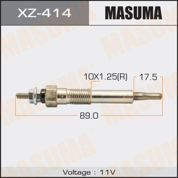 MASUMA XZ414 - Свічка розжарювання autocars.com.ua