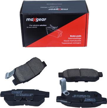 Maxgear 19-0431 - Гальмівні колодки, дискові гальма autocars.com.ua