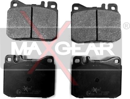 Maxgear 19-0435 - Гальмівні колодки, дискові гальма autocars.com.ua