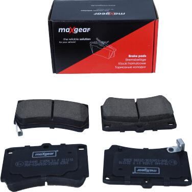 Maxgear 19-0440 - Тормозные колодки, дисковые, комплект avtokuzovplus.com.ua