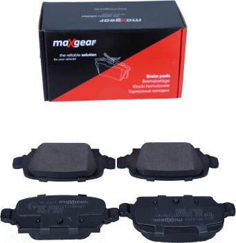 Maxgear 19-0451 - Гальмівні колодки, дискові гальма autocars.com.ua