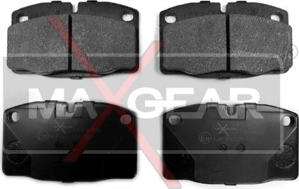 Maxgear 19-0458 - Гальмівні колодки, дискові гальма autocars.com.ua