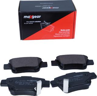 Maxgear 19-0462 - Гальмівні колодки, дискові гальма autocars.com.ua