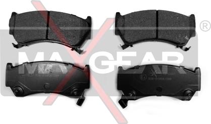 Maxgear 19-0481 - Гальмівні колодки, дискові гальма autocars.com.ua