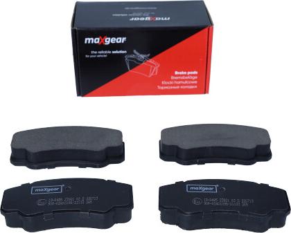 Maxgear 19-0485 - Гальмівні колодки, дискові гальма autocars.com.ua