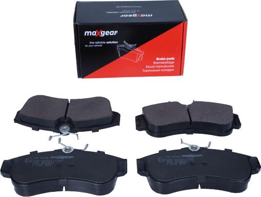 Maxgear 19-0544 - Тормозные колодки, дисковые, комплект autodnr.net