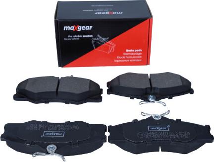 Maxgear 19-0545 - Гальмівні колодки, дискові гальма autocars.com.ua