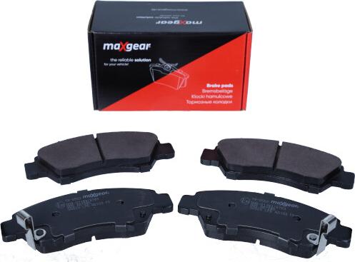 Maxgear 19-0562 - Гальмівні колодки, дискові гальма autocars.com.ua