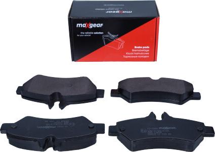 Maxgear 19-0580 - Гальмівні колодки, дискові гальма autocars.com.ua