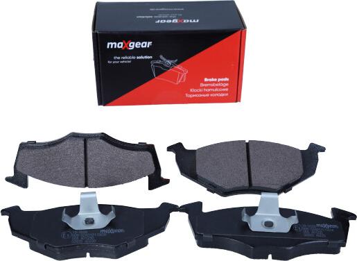 Maxgear 19-0599 - Гальмівні колодки, дискові гальма autocars.com.ua