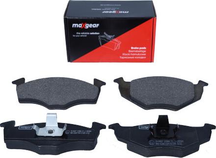 Maxgear 19-0607 - Гальмівні колодки, дискові гальма autocars.com.ua