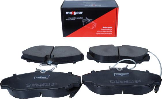 Maxgear 19-0611 - Тормозные колодки, дисковые, комплект avtokuzovplus.com.ua