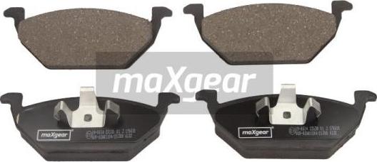 Maxgear 19-0614 - Тормозные колодки, дисковые, комплект autodnr.net