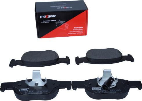 Maxgear 19-0626 - Гальмівні колодки, дискові гальма autocars.com.ua