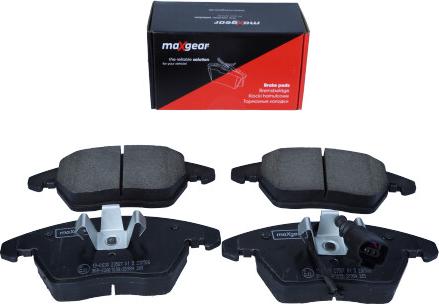 Maxgear 19-0638 - Гальмівні колодки, дискові гальма autocars.com.ua