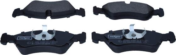 Maxgear 19-0654 - Тормозные колодки, дисковые, комплект autodnr.net