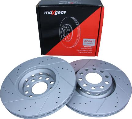 Maxgear 19-0760SPORT - Гальмівний диск autocars.com.ua