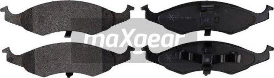 Maxgear 19-0864 - Тормозные колодки, дисковые, комплект avtokuzovplus.com.ua