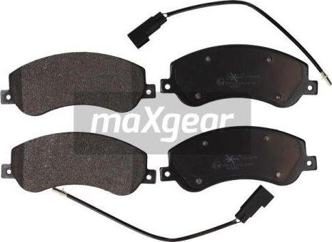 Maxgear 19-0878 - Тормозные колодки, дисковые, комплект autodnr.net