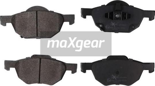 Maxgear 19-0881 - Тормозные колодки, дисковые, комплект avtokuzovplus.com.ua