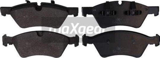 Maxgear 19-0890 - Тормозные колодки, дисковые, комплект avtokuzovplus.com.ua