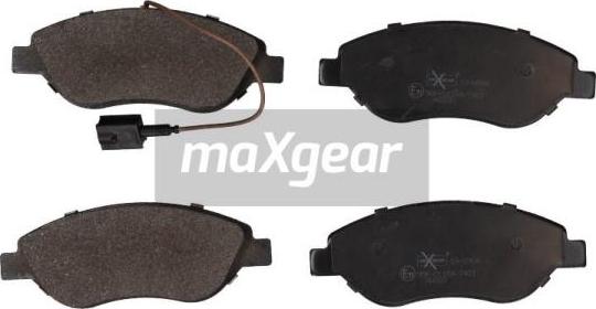 Maxgear 19-0904 - Гальмівні колодки, дискові гальма autocars.com.ua