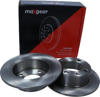 Maxgear 19-0978 - Гальмівний диск autocars.com.ua