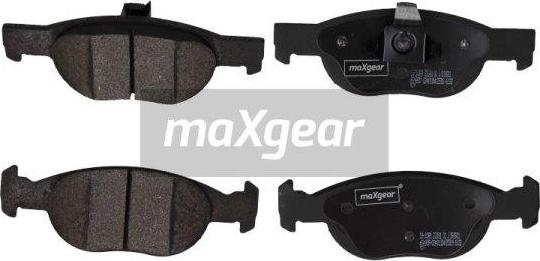 Maxgear 19-1089 - Гальмівні колодки, дискові гальма autocars.com.ua