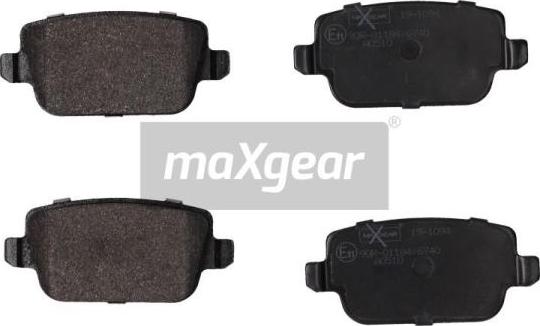 Maxgear 19-1094 - Гальмівні колодки, дискові гальма autocars.com.ua