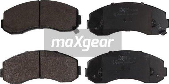 Maxgear 19-1138 - Гальмівні колодки, дискові гальма autocars.com.ua