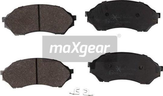 Maxgear 19-1142 - Гальмівні колодки, дискові гальма autocars.com.ua