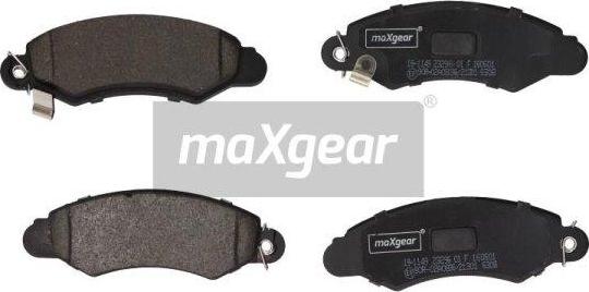 Maxgear 19-1149 - Тормозные колодки, дисковые, комплект avtokuzovplus.com.ua